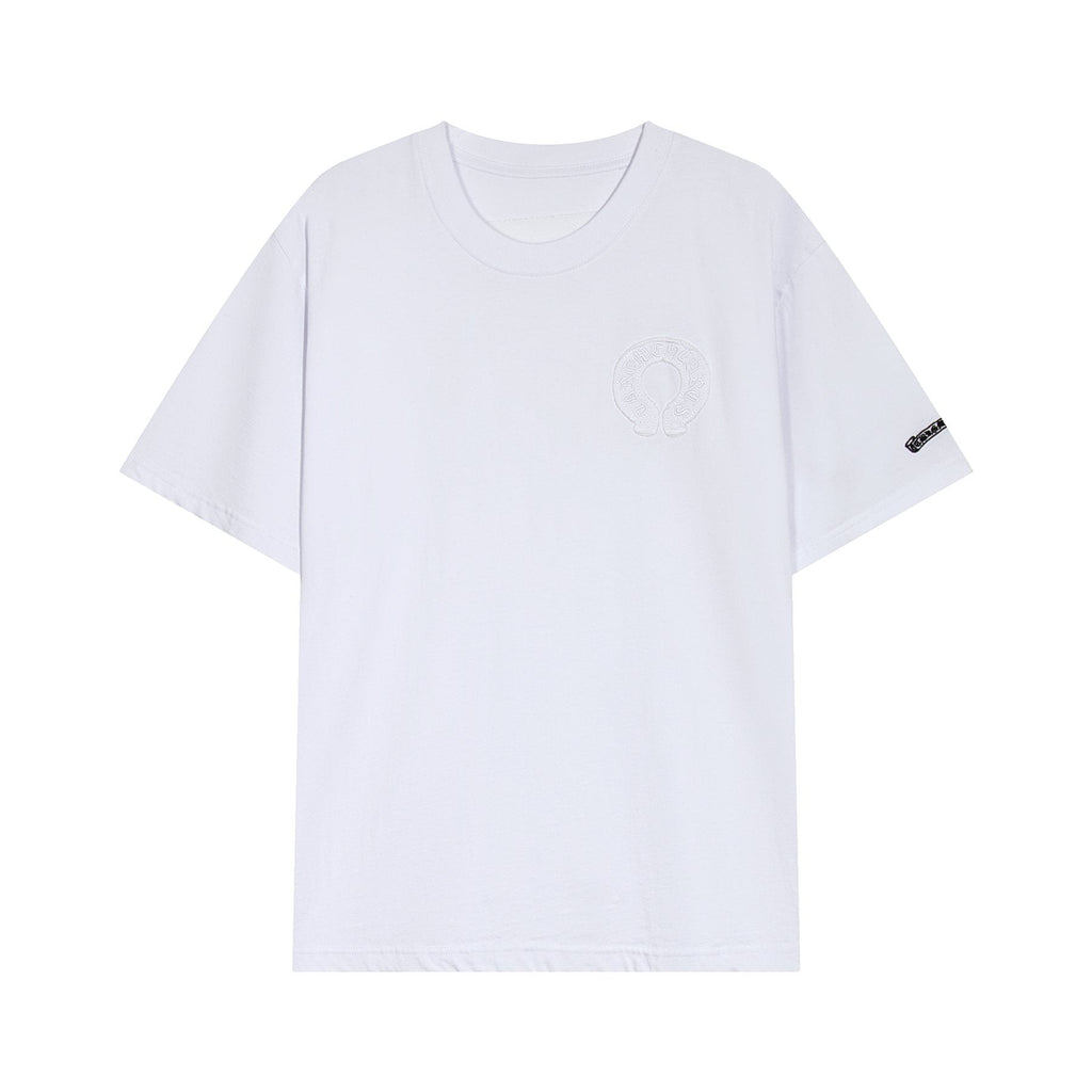 Chrome Hearts Horseshoe Floral Graphic T-Shirt