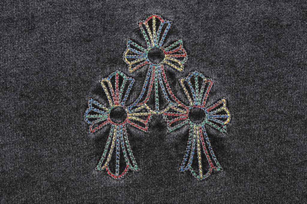 Chrome Hearts Cross Motif Embroidered Crewneck Sweatshirt