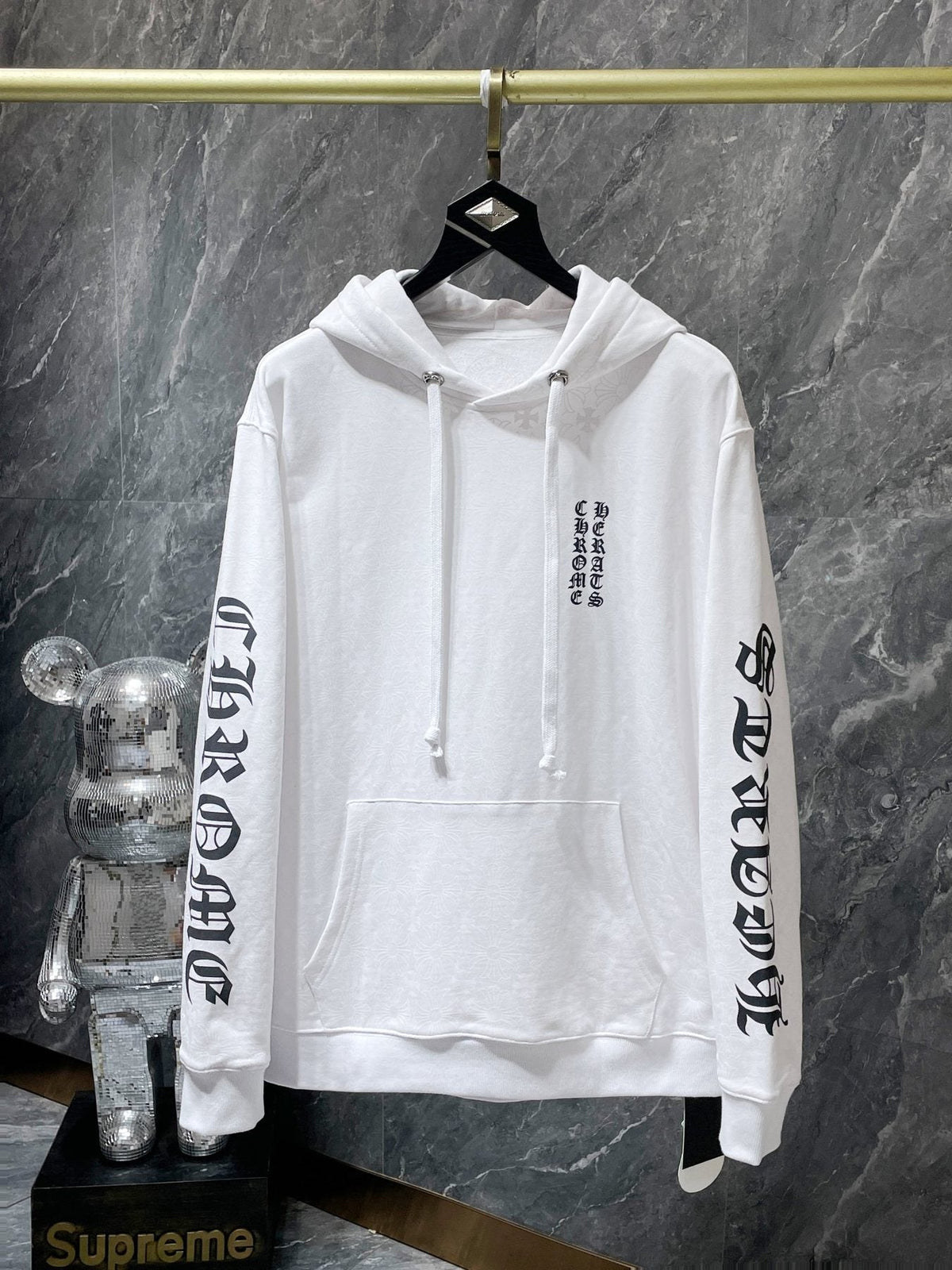 Chrome Hearts Floral Horseshoe Graphic Hoodie
