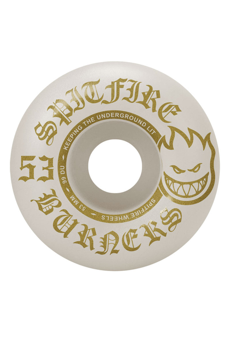 SPITFIRE WHEELS 53mm BURNER 99DU Gold