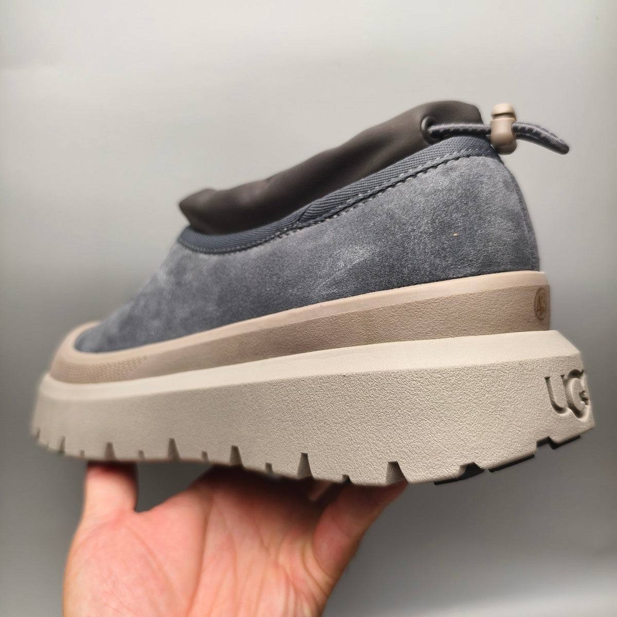 Dark Grey Slip-On Trendy Casual Sneakers — New Arrival | In Stock