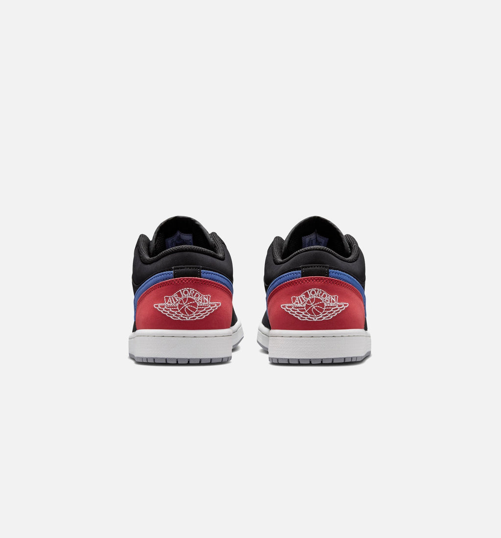 Air Jordan 1 Low Men's Shoes - Black/White/True Blue/Red