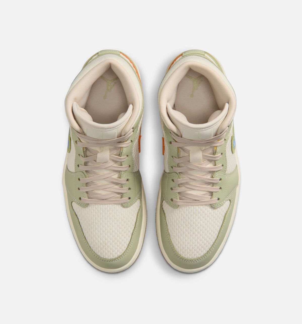 Air Jordan 1 Mid SE Olive Aura Womens Lifestyle Shoe | Olive Aura/Pearl White/Lawn