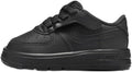 Toddler's Nike Force 1 Low Easyon Black/Black-Black (FN0236 001)