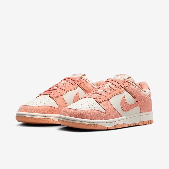 Women's Nike Dunk Low Soft Pearl/Apricot Agate-White (HJ7673 003)