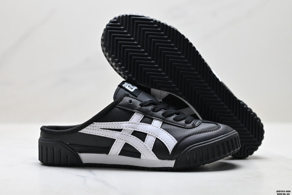 Onitsuka Tiger Retro Sabot Black White Unisex Shoes