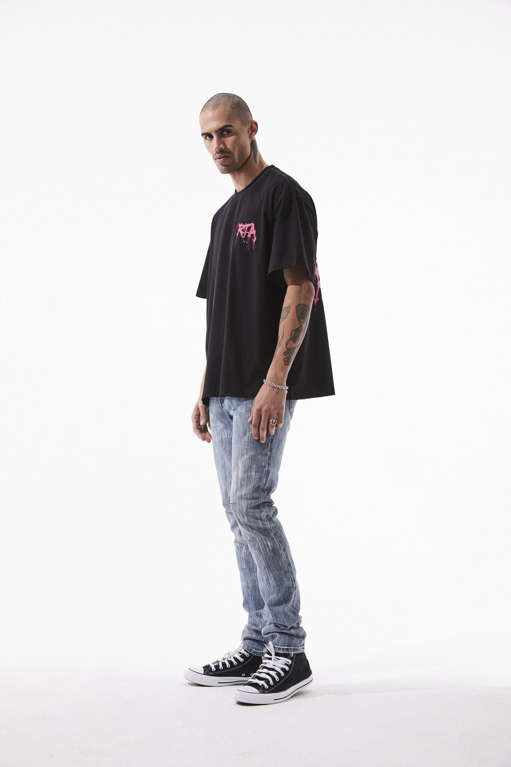 RTA Graffiti Pink Colin Tee