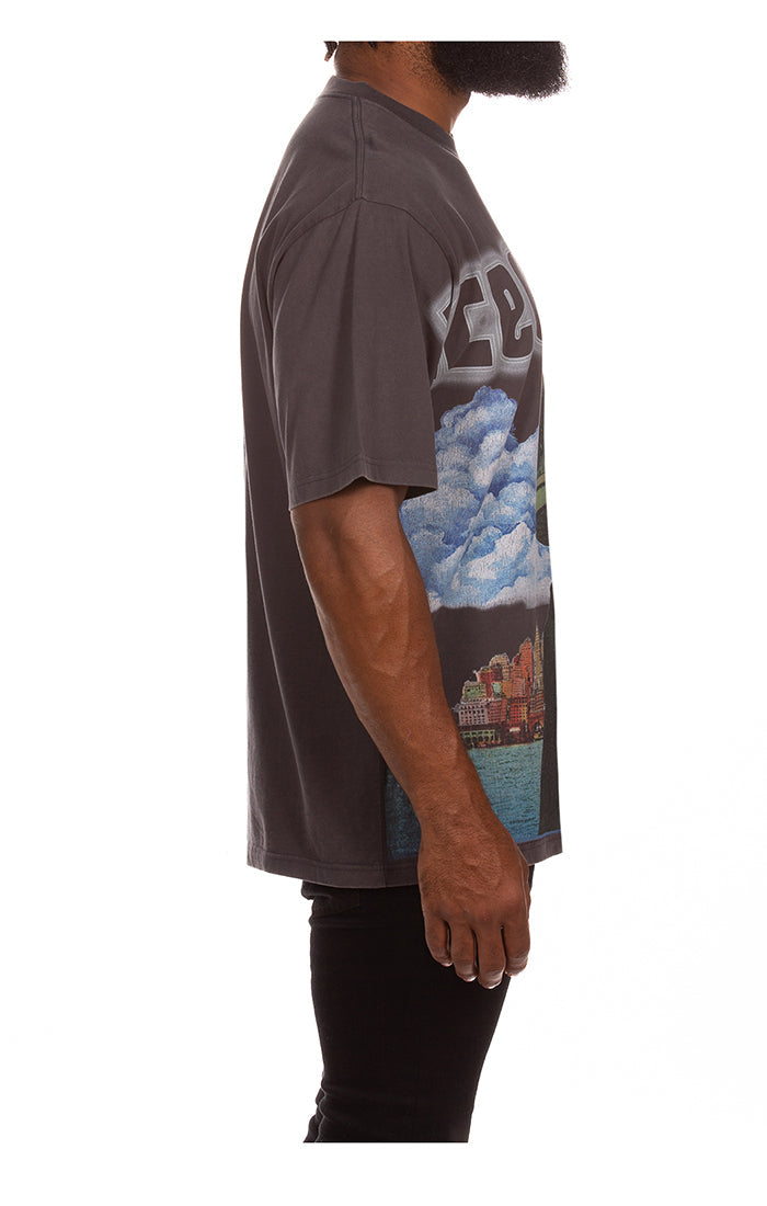 Icecream Custard Knit Oversize Tee