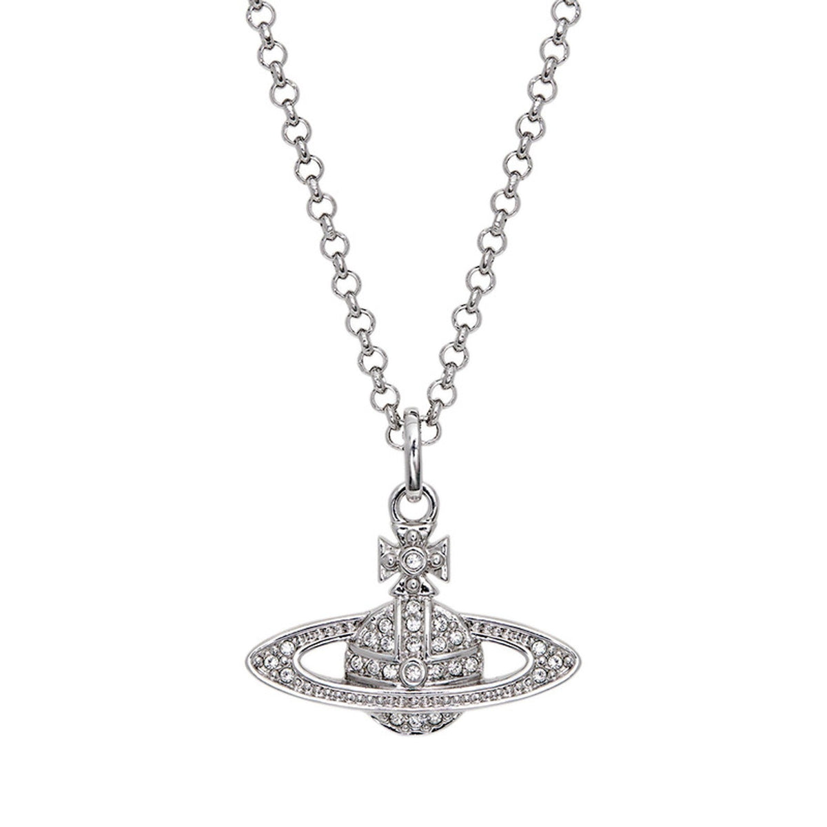 Vivienne Westwood Style Layered Chain Orb Necklace