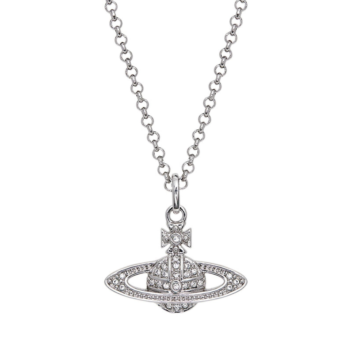 Vivienne Westwood Style Layered Chain Orb Necklace