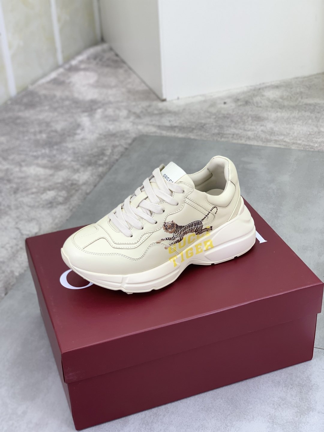Gucci Tiger Graphic Chunky Sneakers