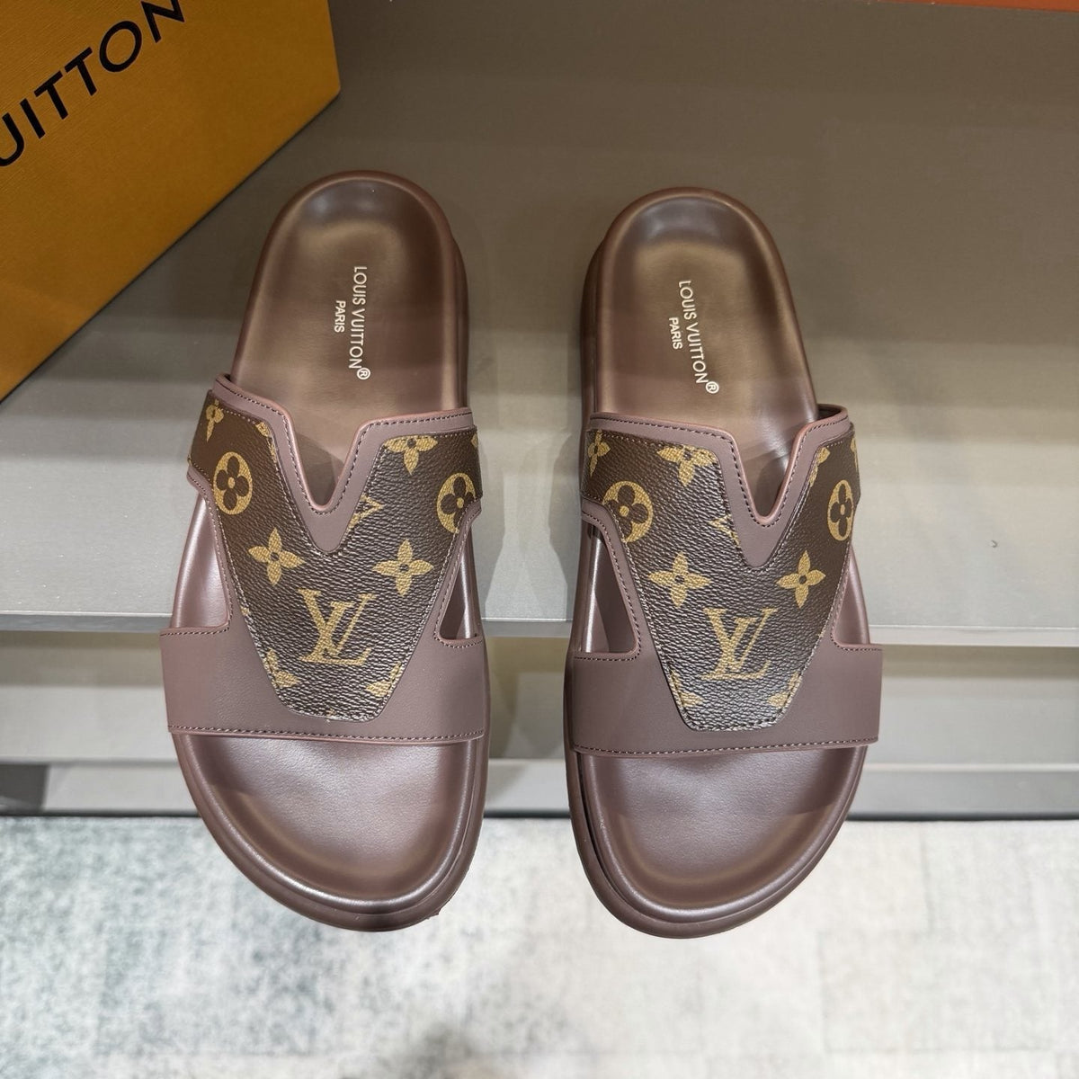 Louis Vuitton Oasis Cutout Slide Sandals