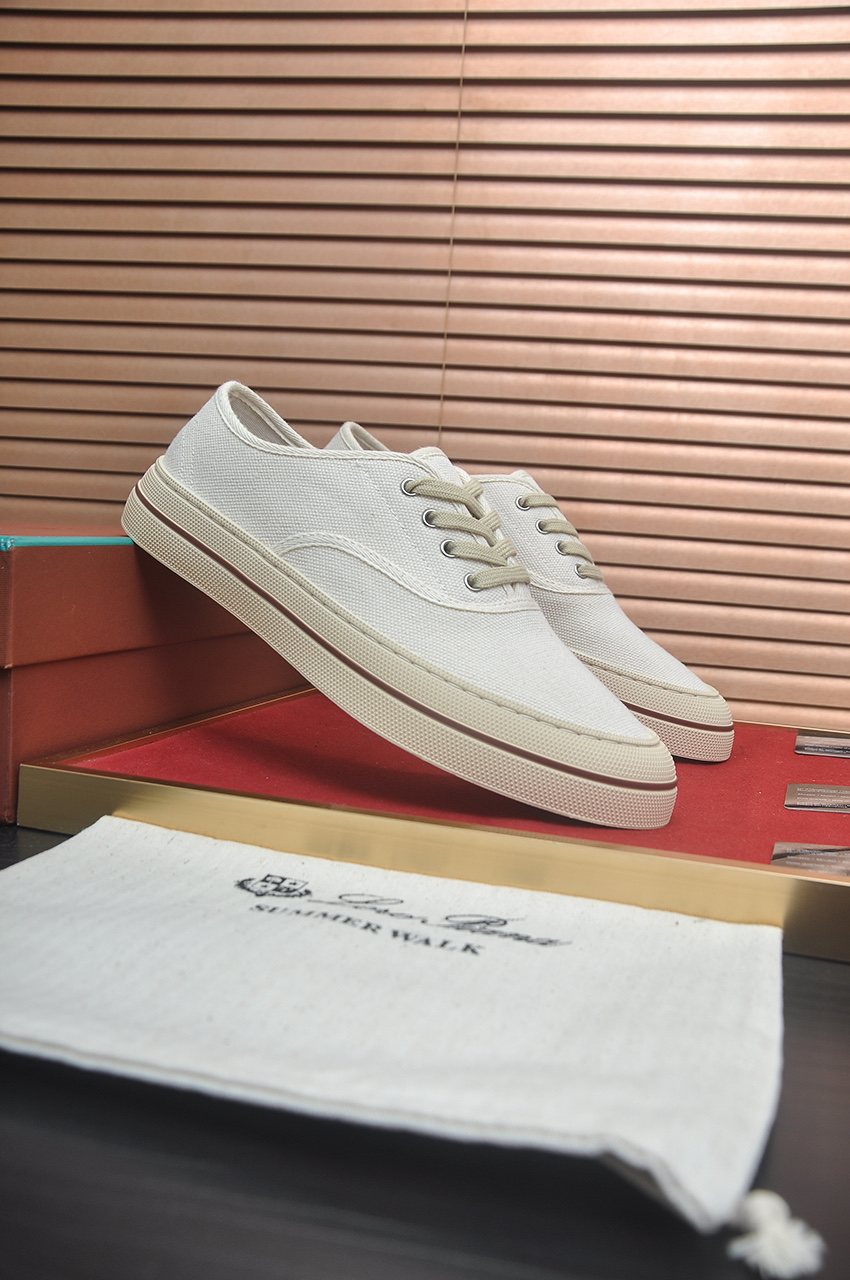 Loro Piana Low-Top Lace-Up Shoes