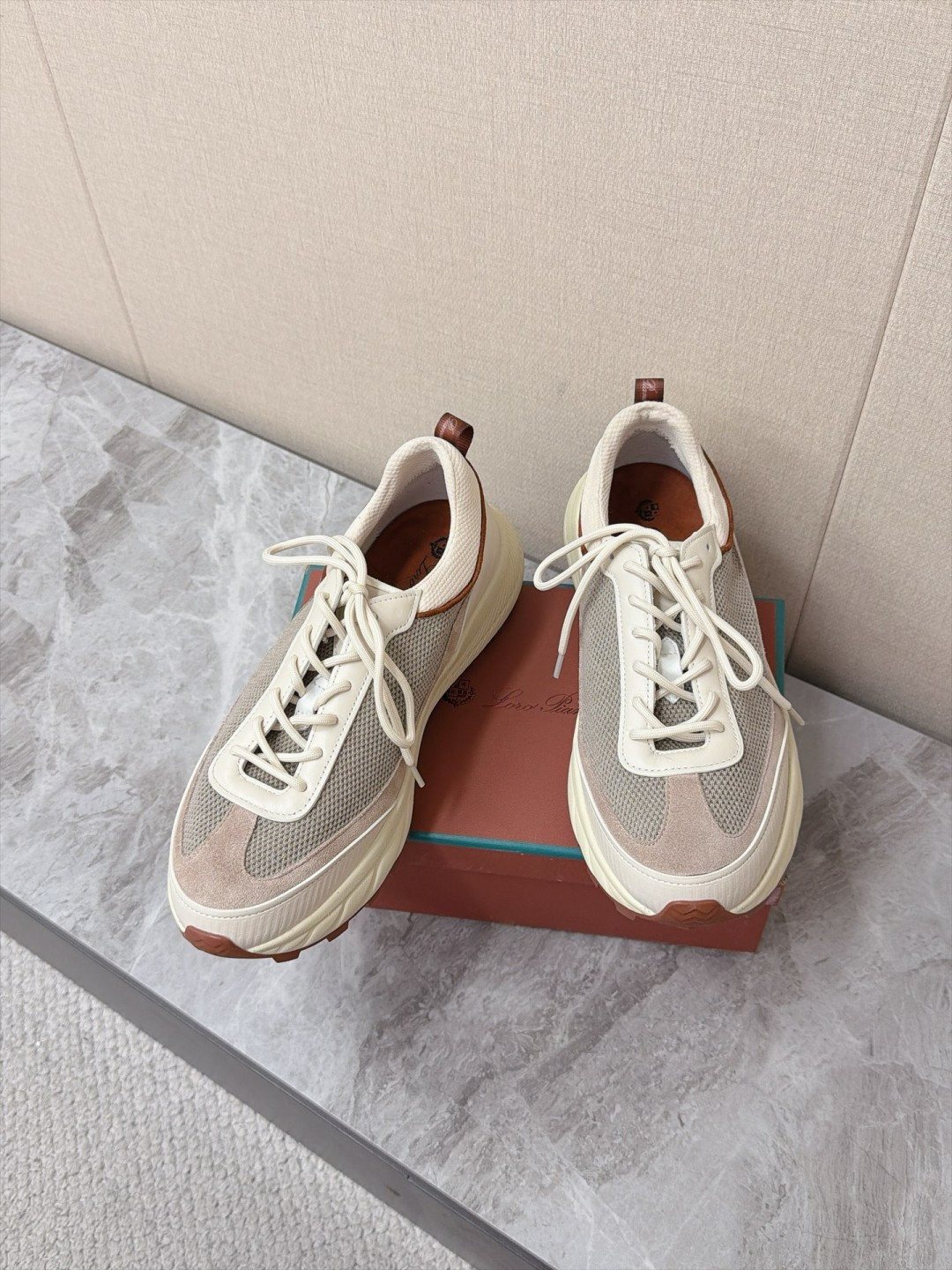 Loro Piana Paneled Low-Top Sneakers