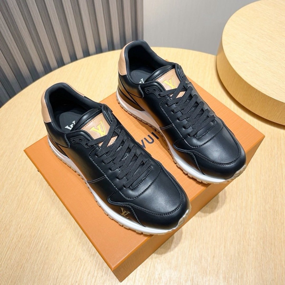 Louis Vuitton Two-Tone Low-Top Sneakers