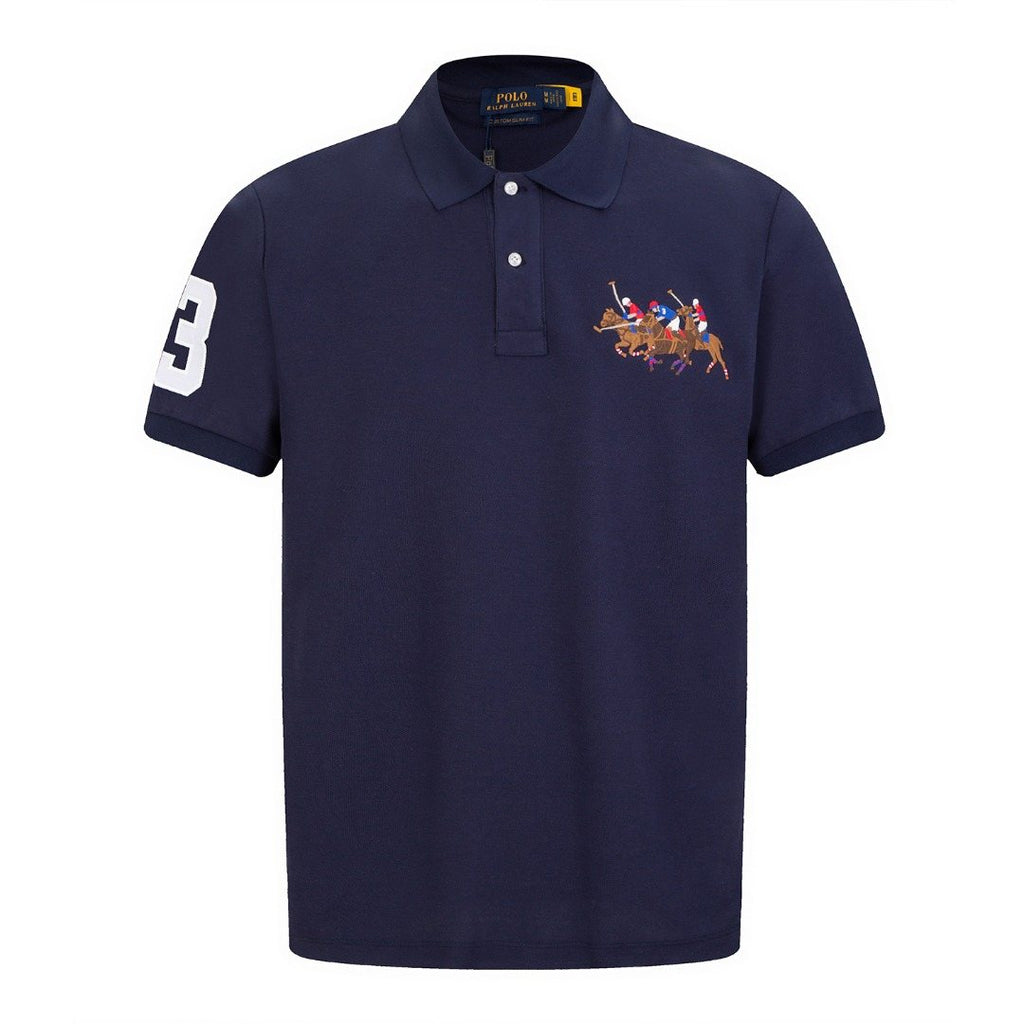 Ralph Lauren Embroidered Horse Short-Sleeve Polo Shirt