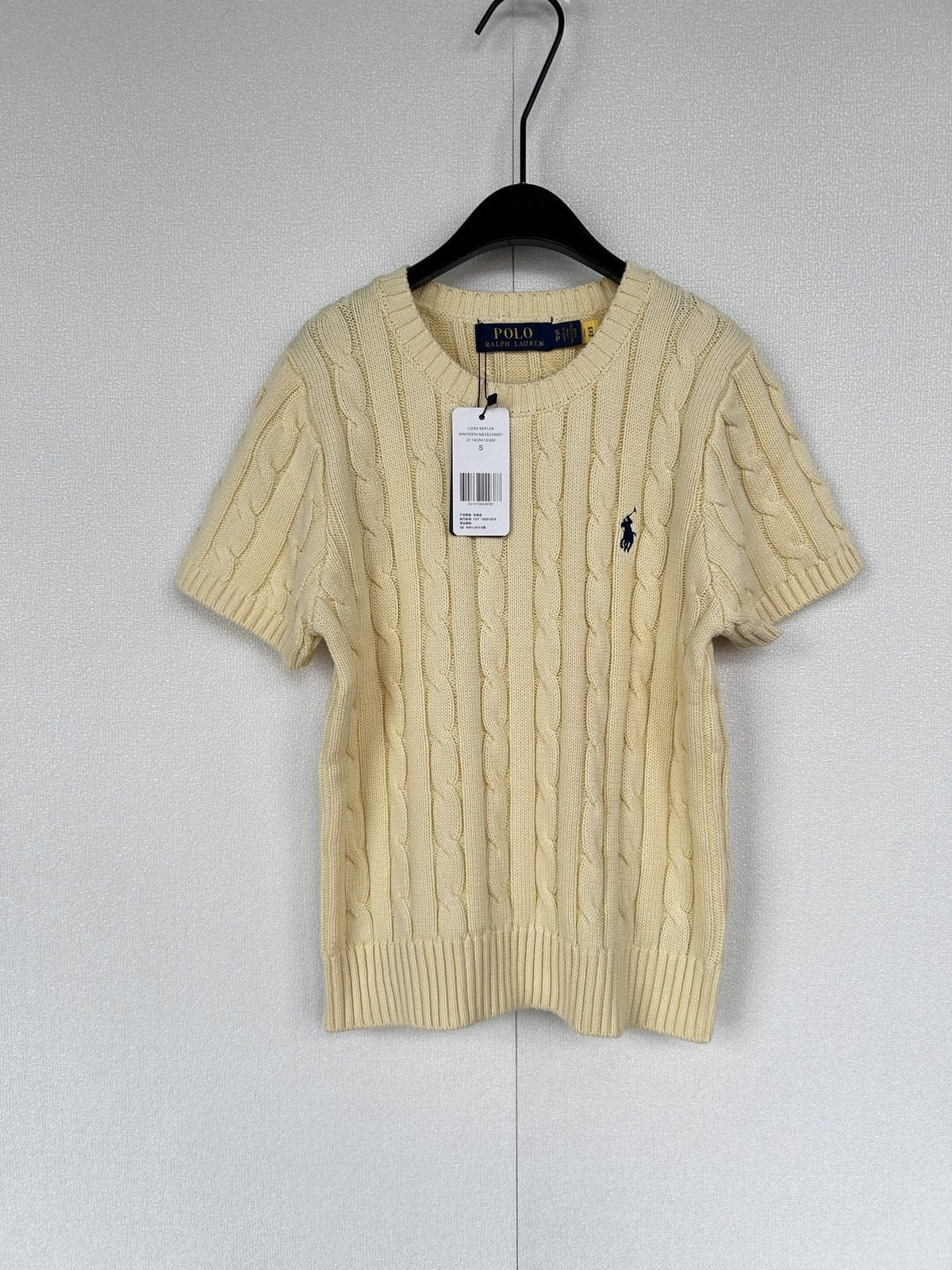 Ralph Lauren Women's Short-Sleeve Cable-Knit Sweater